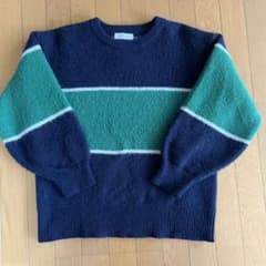 T-PLUS POCKET ストライプセーターのサムネイル