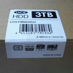 専用【新品】外付けハードディスク　３ＴＢ　ＵＳＢ３．０のサムネイル
