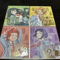 僕のヒーローアカデミア ミニ色紙 4枚セットのサムネイル