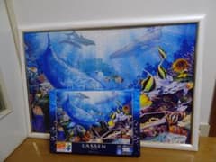 糊付け無し。箱＆フレーム。ラッセン　LASSEN トレジャーリーフjl8 糊付け無し。箱＆フレーム。ラッセン LASSEN トレジャーリーフjl8