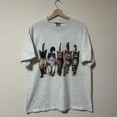 90s 猫 両面プリント tシャツ オニータ usa製 あいみょん着用 90s 猫 両面プリント tシャツ オニータ usa製 あいみょん着用 - メルカリ
