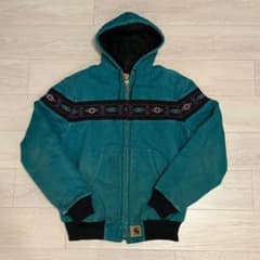 超レア 幻のカラー】カーハート J79 AQU サンタフェジャケット M相当 