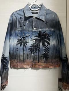 AMIRI パームツリー Gジャン ダメージ デニムジャケットSのサムネイル