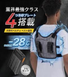 新品】6/16迄の限定価格！ 大容量30000mAhバッテリー付ペルチェベスト