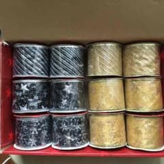 ワンセット  新品❗️Xmasラッピングリボン セットのサムネイル