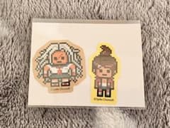 ダンガンロンパ 100均 ステッカー ドット絵 大神さくら 朝日奈葵