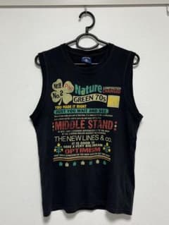 プリント ノースリーブTシャツ ブラック メンズ Mのサムネイル