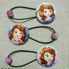 リトルプリンセスソフィアのヘアゴム(*^-^*)3点セット☆のサムネイル