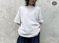【タグ付新品】BLAMINK ブラミンク クルーネックオーバー Tシャツ グレー タグ付新品】BLAMINK ブラミンク クルーネックオーバー Tシャツ グレー