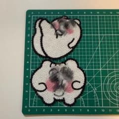 うちわデコ デコうちわ デコパーツ　2つセットのサムネイル