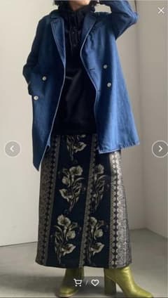 皐月様専用　ameri IMANE JACQUARD WRAP SKIRTのサムネイル