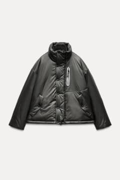 ZARA × and wander　ショートパファーコート　L【新品タグ付き】