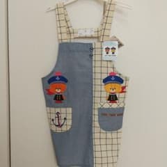 値下げ！【新品 未使用】子ども用 エプロン サイズ120のサムネイル