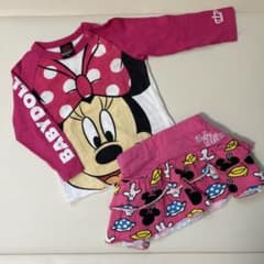 BABYDOLL ミニーマウス Tシャツ スカート セット 90のサムネイル