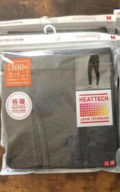 2枚　ユニクロ極暖ヒートテックコットン タイツ　Mサイズのサムネイル