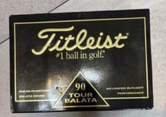타이트리스트 TOUR BALATA 90 골프볼 12구 상자 첨부 폐번
