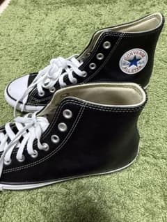 CONVERSE ALL STAR ブラックレザー スニーカーのサムネイル