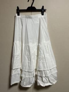 COMME des GARÇONS ホワイトフレアスカート XSのサムネイル