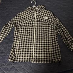 ノースフェイス ウィンドブレーカー レディース ギンガムチェック