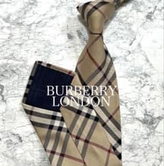 極美品 BURBERRY LONDON ネクタイ ノバチェック 光沢 肉厚 - メルカリ