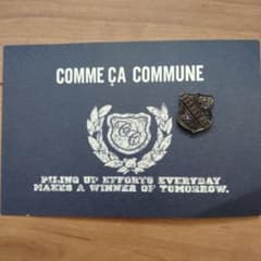 コムサ コミューン COMME CA COMMUNE シールド ピンズ【未使用】のサムネイル