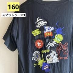[Nintendo] UNIQLO × 스플라툰 3 반소매 T 셔츠 블랙 160