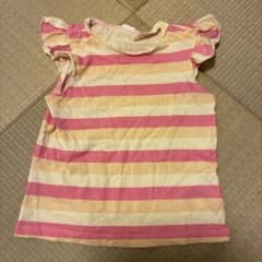 ボーダー フリル袖 カットソー ショートパンツ セットのサムネイル