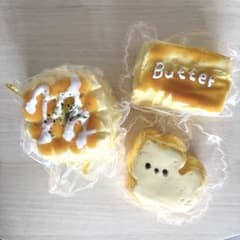 taonini 千層うさぎ メロンパン Butter スクイーズ 3点セットのサムネイル
