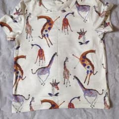 SHEIN キリン柄 Tシャツ サイズ92のサムネイル