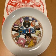 ワンピース　麦わらの一味陶器絵皿のサムネイル