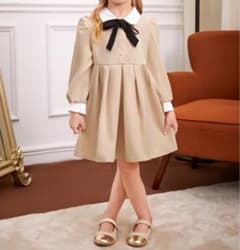 子供用 女の子 ワンピース 7Y 110cmのサムネイル