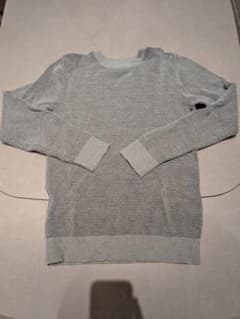 【BEAMS】 メッシュ編み ニットセーター M グレーのサムネイル
