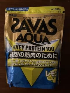 ザバス SAVAS アクア ホエイプロテイン100 レモン風味 800gのサムネイル