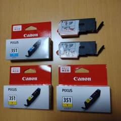 Canon PIXUS 351 C & Y & GYインクカートリッジセットのサムネイル