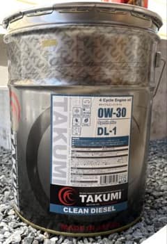 【直接引取限定】TAKUMI CLEAN DIESEL 0W-30 DL-1のサムネイル