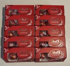 LINDOR ミルクチョコレート 3個入り10パックのサムネイル