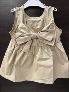 tiny manon ノースリーブ チュニック ベージュ 130cmのサムネイル