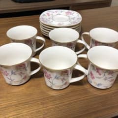 givenchy Paris コーヒーカップandソーサー6セットのサムネイル