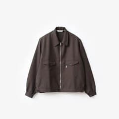 Silver and Gold Worker Zip Blouson Brown - メルカリ