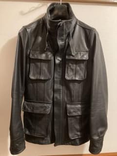 【逸品】junhashimoto レザージャケット サファリ ジュンハシモト 極美品】junhashimoto レザージャケット サファリ ジュンハシモト