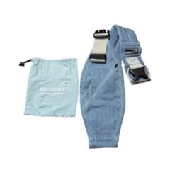 美品 GOOSEKET グスケット 抱っこ紐 ブルー スリング ヒップシートのサムネイル