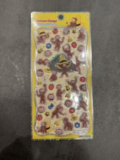 おさるのジョージ　プチドロップステッカーのサムネイル