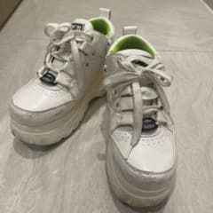 Keds 厚底スニーカー ホワイト/グリーンのサムネイル
