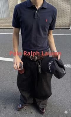 希少サイズarchive SWAG Ralph Lauren ブラックポロシャツ 希少サイズarchive SWAG RALPH LAUREN 黒 ポロシャツ S - メルカリ