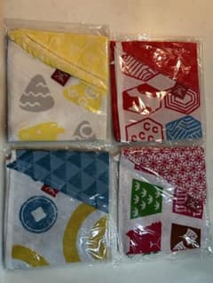 もへじ　手ぬぐいエコバッグ　４枚セットのサムネイル