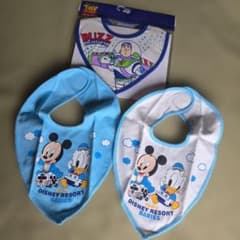 Unused Tokyo Disney Resort Mickey Buzz bibs (set of 3)