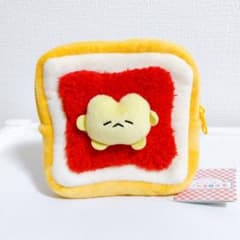 なごみ屋の世界 バターの罪ちゃん　パン型ポーチ 【ジャムバタートースト】