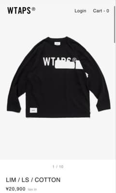 WTAPS Lim / LS / Cotton 
