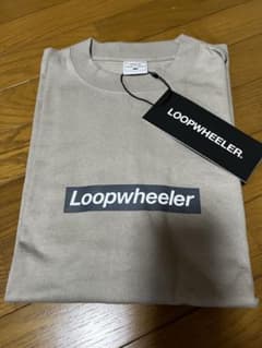 希少 ループウィラー ボックスロゴTシャツ ベージュ サイズM 未使用品 