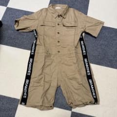 BRANSHES ベージュ ショートオーバーオール　120のサムネイル